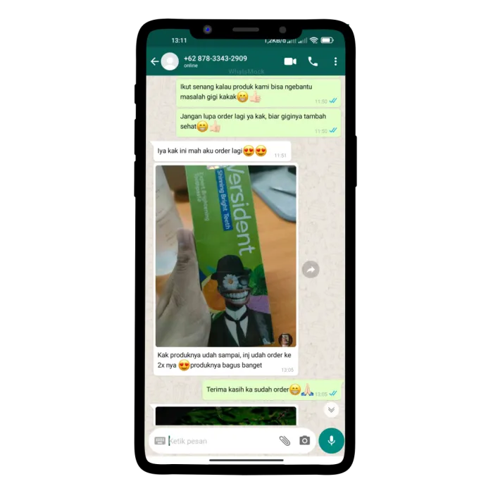 Testimoni pelanggan Versident